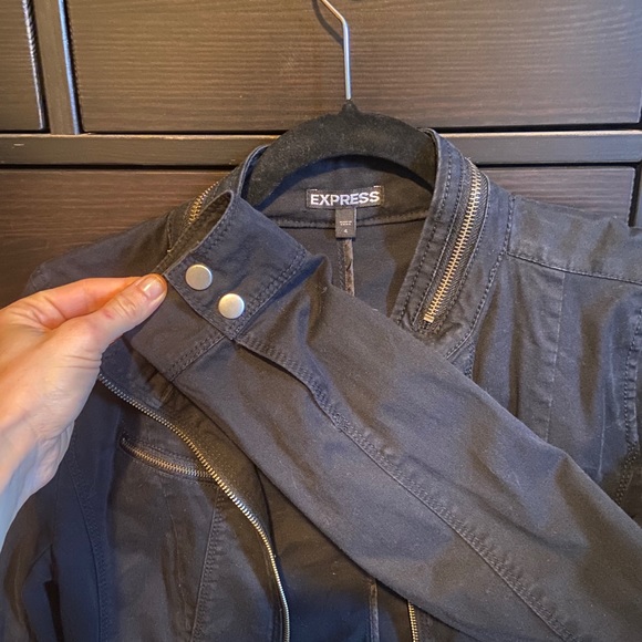 Express Twill Zip Up Jacket - Picture 2 of 5